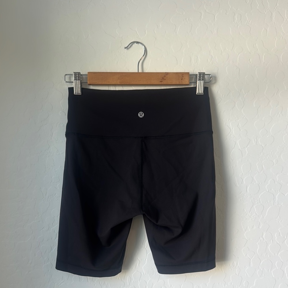 lululemon athletica Black Bike Shorts